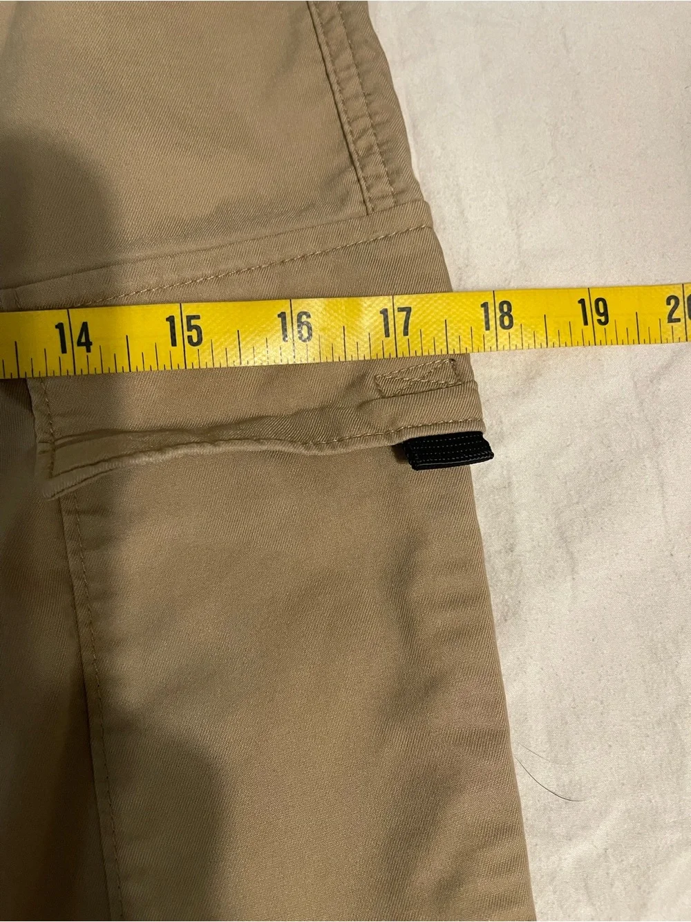 Old Juniors Khaki Cargo Drawstring Pants